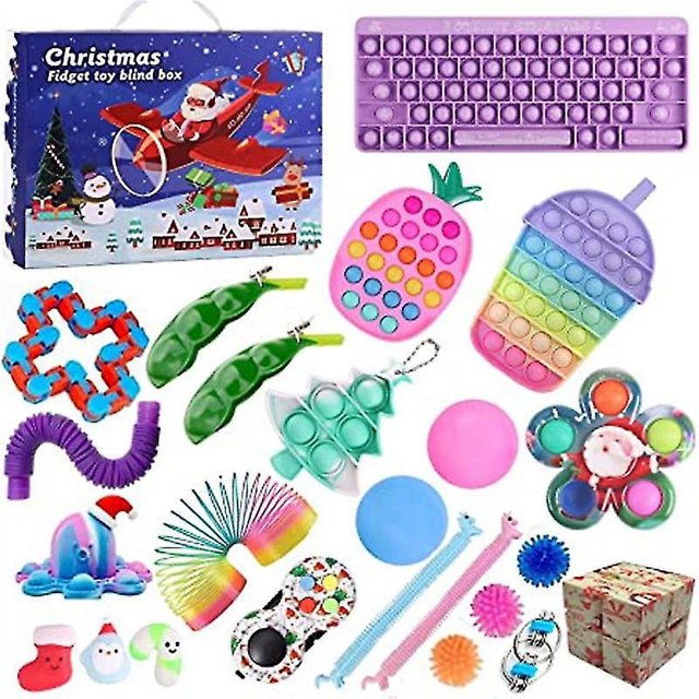Calendario de Adviento 2021 YONGSHENG Fidget Toys Set Cajas de regalo 24 días