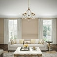 thumbnail image 5 of Livex Lighting Chesterfield Chandelier in Antique Gold Leaf, 5 of 13