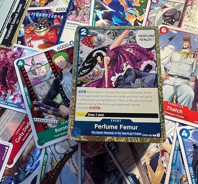 400+ One Piece Trading Card Game Card Lot with Guaranteed Foils