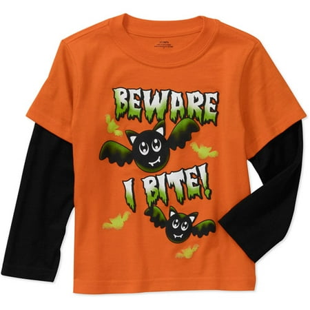ONLINE - Baby Boys' Halloween Hangdown Graphic Te - Walmart.com
