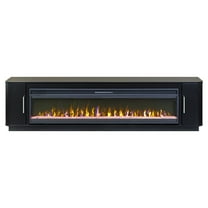 Modern 60" Fireplace Console Entertainment  Fully Assembled White