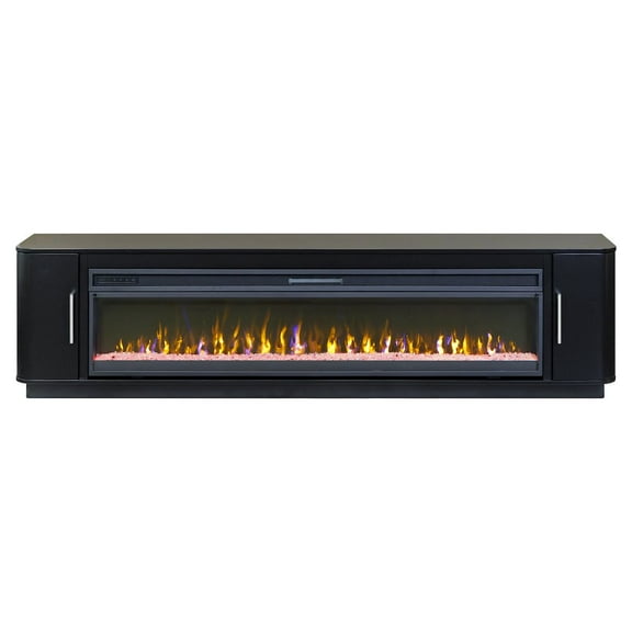 Modern 60" Fireplace Console Entertainment  Fully Assembled White