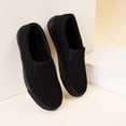 thumbnail image 4 of KEINDI Women’s Slip On Canvas Low Top Shoes Fashion Sneakers and Casual Loafers Flats Shoes For Women All Black size 8, 4 of 7