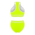 thumbnail image 4 of Womens Athletic 3 Piece Tankini Swimsuits with Shorts Swim Tank Tops with Sports Bra and Boyshorts Bathing Suits, 4 of 7