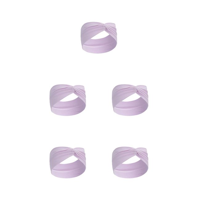 Diadema elástica Wosthever Banda para el cabello Violeta 5Conjunto