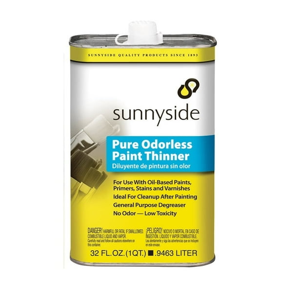 60-Pack of 1 qt Sunnyside 70532 Sunnyside Pure Odorless Paint Thinner