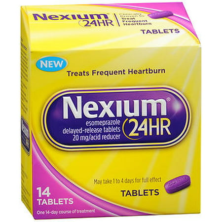 Nexium 24-Hour Delayed Release Heartburn Relief Tablets 14 (Best Time To Take Nexium Morning Or Evening)