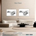 thumbnail image 4 of Elephant Stock Linear Paws Ii Wall Art - Horizontal Canvas Wall Art - Living Room Wall Decor - Animal Canvas - White And Black Decor By Jennifer Paxton Parker - 51" x 34", 4 of 8