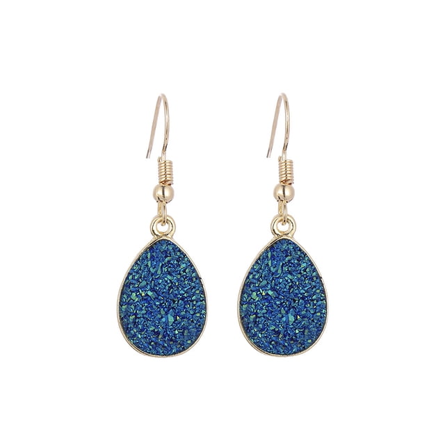 Qarigey 1 par de pendientes colgantes en forma de gota de agua para mujer, el mejor regalo, accesorios de joyería, pendientes de aleación para niñas, Type3 NO3 Qarigey AP009623-04B