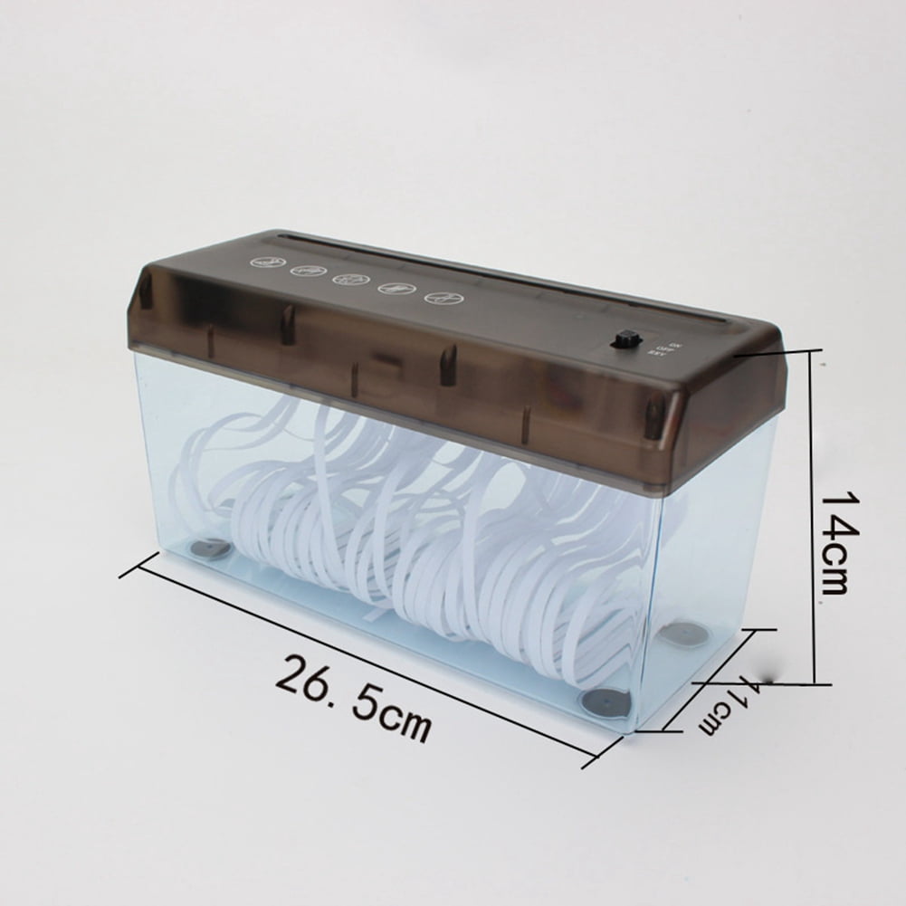 USB Electric Dual Purpose Paper Shredder Desktop Mini Financial Bill A4 Paper Shredder Paper Cutter for Home Office