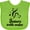 Apple Green, variant on Inktastic Future Treble Maker Funny Music Girls Baby Bib