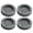 gray, variant on 4-Pack 63mm Silicone Anti-Vibration Pads | Non-Slip Washer Dryer Damper Mats | Floor-Protecting Noise Reduction Kit