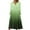 Green, variant on IROINNID Maxi Dress for Women Round Neck Long Sleeve Buttoned Folding Printed Dresses ,Blue