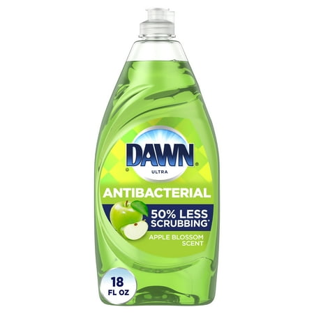 Dawn Ultra Antibacterial Liquid Dish Soap, Apple Blossom, 18 fl oz