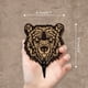 thumbnail image 3 of 2 juegos de llaveros de oso y ciervo para pared, ganchos de madera con forma de alce para colgar llaves, organizador de llaves, decoración de oso, ganchos de madera para habitación., 3 of 7