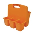 thumbnail image 3 of Pen+Gear Plastic Supply Caddy Desk Organizer, Orange, 3 of 7