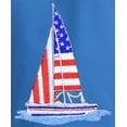 thumbnail image 5 of Mens Patriotic Sailboat Sailing Patch Short Sleeve Polo Shirt, 3XL Parcel Blue, 5 of 5