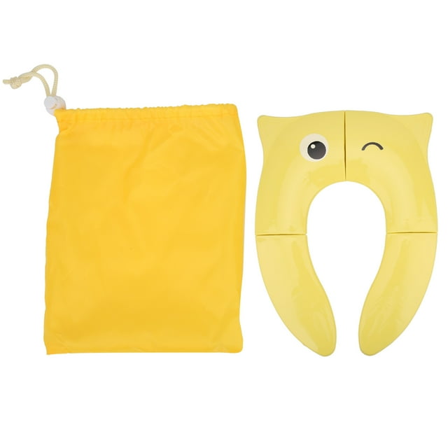 Orinal plegable portátil para viajes, asiento de entrenamiento para inodoro, fundas para inodoro, orinal con ojos pequeños