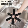 thumbnail image 4 of Foldable Heat Resistant Pot Mat, Insulating Table Protector for Hot Pots and Pans, Non-Slip Trivet for Kitchen Countertop, Dishwasher Safe Casserole Pad, Durable Plastic Cookware Holder for Stove Top, 4 of 8