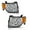Chrome	Amber, variant on For 2008 2009 2010 2011 2012 Ford Escape SUV Black Headlights Headlamps Pair