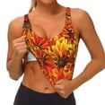 thumbnail image 3 of Uemuo Sunflower4 Pattern Women's Sports Bra - High Impact Support, Breathable, and Comfortable Athletic Bra for Running, Yoga, and Workouts, 3 of 9