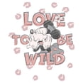 thumbnail image 2 of Juniors Minnie Mouse Love To Be Wild T Shirt, 2 of 4