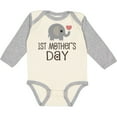thumbnail image 3 of Inktastic 1st Mothers Day Boys or Girls Long Sleeve Baby Bodysuit, 3 of 5