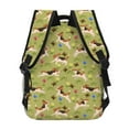 thumbnail image 4 of Fotbe Running Beagle Pattern Casual Backpack for School, Travel, and Outdoor Activities - Durable, Lightweight, and Comfortable, 4 of 5