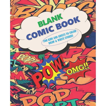 Christmas Sketches For Children Blank Comic Book For Kids And Adults To Color Draw & Write Stories: Storyboard Coloring Sketch Notebook to Compose Draw Add Your Own Creative Cartoon Story Art designed for Teens Young Adults Kids 8-1 ()