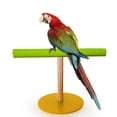 thumbnail image 3 of Parrot Stand Wood Acrylic Training Portable Parrot Perch Stand Bird Stand, 3 of 5