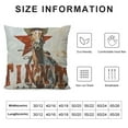 thumbnail image 5 of YINGXI Christmas , Christmas , Christmas Pillows Decorative Throw Pillows, Jingle Horse 22x22in, 5 of 5