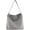 Gray, variant on PIKADINGNIS Women Retro Handbag Fashion Canvas Shoulder Bag Casual Hobo Top Handle Crossbody Bag