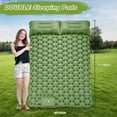 thumbnail image 7 of GVDV Double Campinag Sleeping Pad, Extra Thickness Sleeping Mat for Camping with Pillow Built-in Foot Pump, Green, 7 of 7