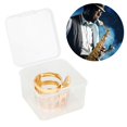 thumbnail image 1 of Milisten 1Set Durable Brass Saxophone Ligature Clip Simple Sax Clamp Saxophone Parts, 1 of 8