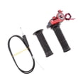thumbnail image 4 of Miulika Plastic 22mm Twist Throttle Grip Lever Cable Assy for 125cc-160cc Motorcycle Red, 4 of 9