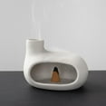 thumbnail image 6 of Modern Palo Santo Holder Ceramic Burner for Meditation and Energy Cleansing - Handcrafted Smudge Bowl for Wood Sticks, Sage, and Incense Cones, 6 of 16