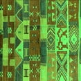 thumbnail image 1 of Ahgly Company Indoor Square Oriental Green Industrial Area Rugs, 3' Square, 1 of 4