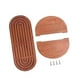 thumbnail image 2 of Estantes flotantes de 2 niveles, organizador de pared multifuncional, estante de pared bohemio Marrón, 2 of 9
