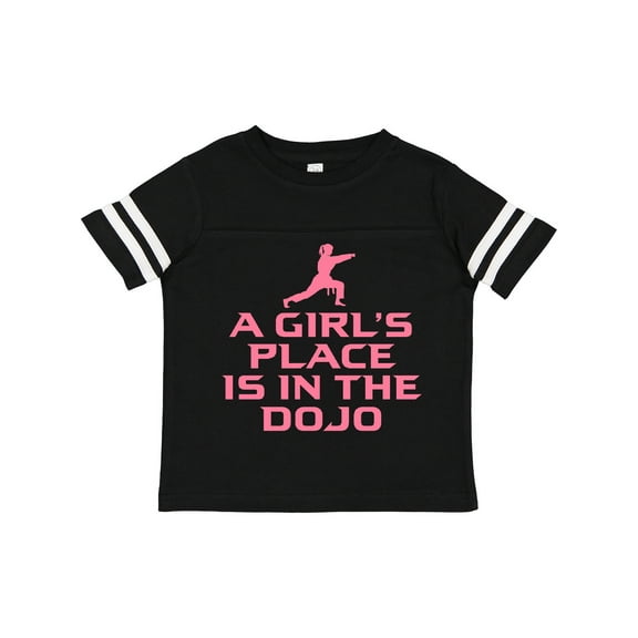 Inktastic Girls Cute Karate Martial Arts Girls Toddler T-Shirt