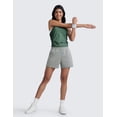 thumbnail image 3 of CRZ YOGA SoftAura Sweat Shorts for Women 4" High Waisted Casual Lounge Athletic with Pockets, 3 of 4