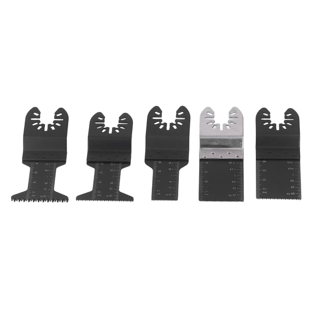 Lames de Scie Oscillantes Universelles, 23 Pcs Lames de Scie Oscillantes Accessoires d'Outils Électriques Lames de Scie Oscillantes en Métal Robustes et Résistantes