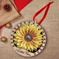 thumbnail image 4 of Daisy Christmas Ornament - Jocidea Daisy Ornament - Daisy Christmas Tree Ornament - Daisy Hanging Decorations - Daisy Suncatcher - Daisy Gifts for Daisy Lovers (Yellow) wXnTIq (Chrysanthemum), 4 of 5