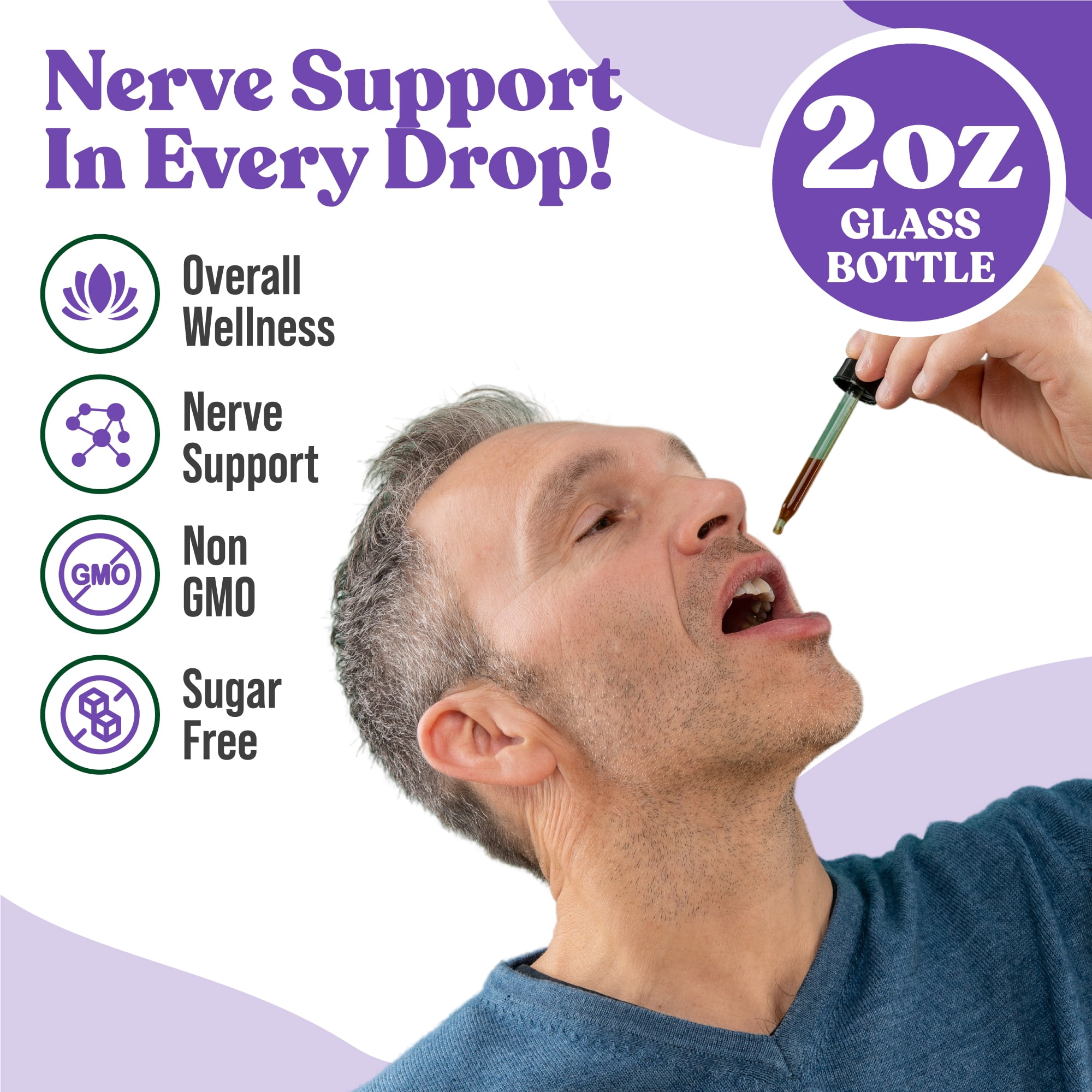 Rejuvica Health Nervestra 2 fl oz - Nerve Health Support Supplement - Contains Alpha Lipoic Acid