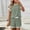 Green, variant on Womens 2 Piece Short Set Contrasting Colors Ribbed Knit Short Sleeve Tops Shorts Set Summer Womens Casual Loose Matching Loungewear Pants Shirts Outsuits Everyday Oting