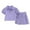 Purple, variant on tarylea Toddler Baby Girls Skirts Sets Puff Short Sleeve Top Pleated Skorts Cute Summer Outfits