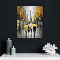 thumbnail image 4 of JEUXUS Paris Wall Decor Black and White Effiel Tower Street Oil Painting Framed Giclee Picture Print Paris Iconic Buildings Wall Art Romantic Home Decoration for Living Room Bedroom 16x20 inch, 4 of 4
