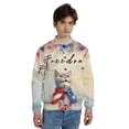 thumbnail image 4 of Freedom British Shorthair on Independence Day 4th of July All Over Print 3D Baseball Jacket Cat Lover Kitten Owner Gifts Bomber Jacket Softball - 01005, 4 of 6