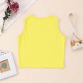 thumbnail image 2 of WhouRiu Girls Ribbed Athletic Tank Tops Summer Solid Color Sleeveless Crew Neck Crop Shirts Kids Lightweight Breathable Everyday Tops,11-12 Years, 2 of 5