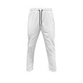 thumbnail image 3 of Men's Quarter Zip Short Sleeve Top & Jogger Pants 2 Piece Outfit White L, 3 of 7
