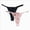 Light Pink-1, variant on Women's 2 Pack Satin G String Thongs Low Rise Silky Sexy Thongs Panties Underwear (Black-2,M)